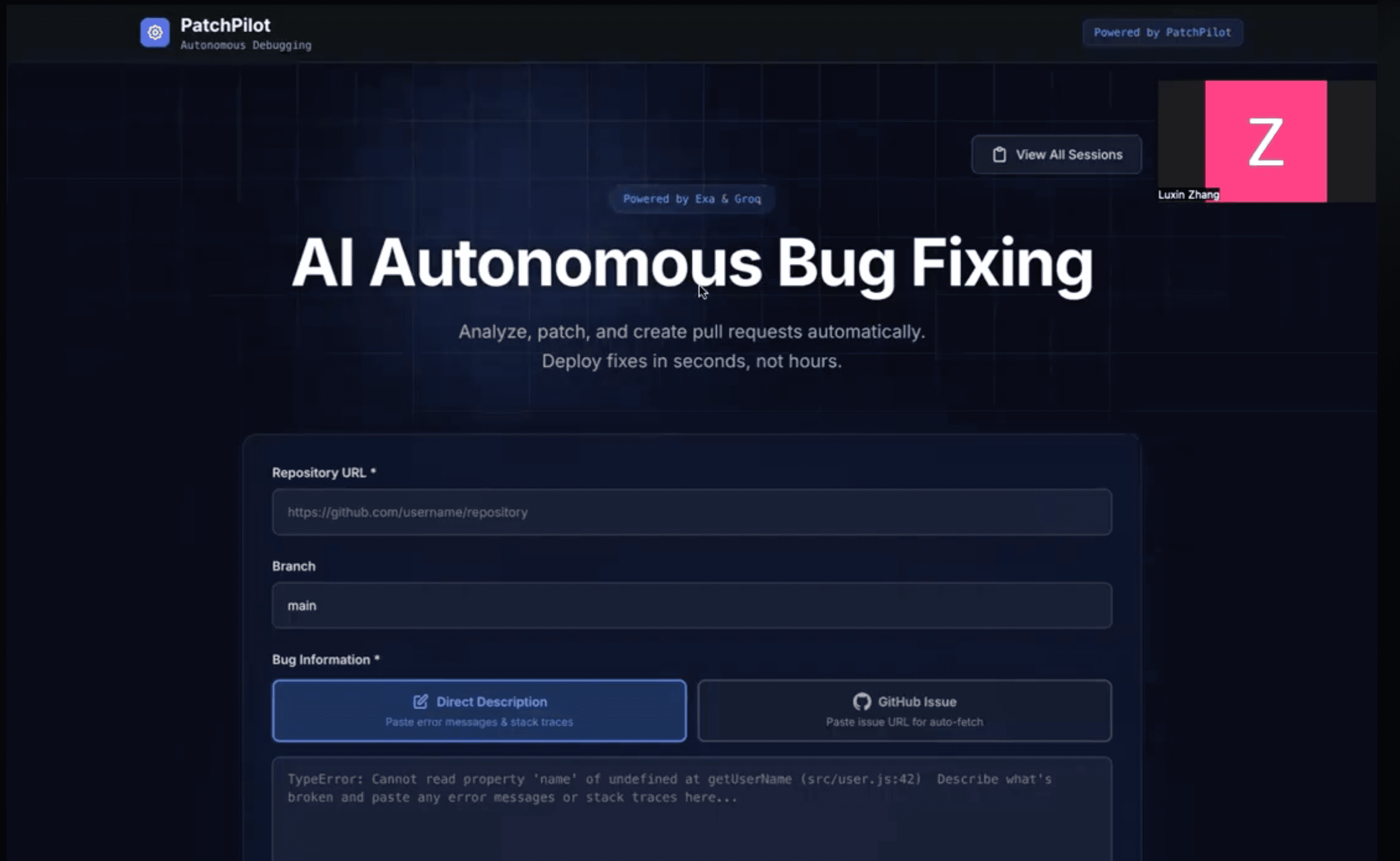 PatchPilot - Autonomous debugging engineer with Real PRs