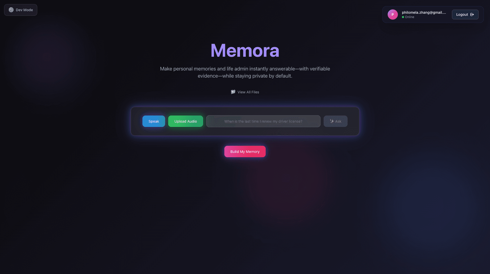 SafeRun - Ask your life, get the proof