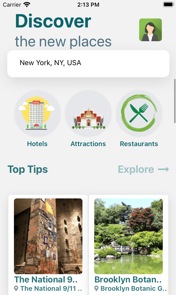 Traveling App